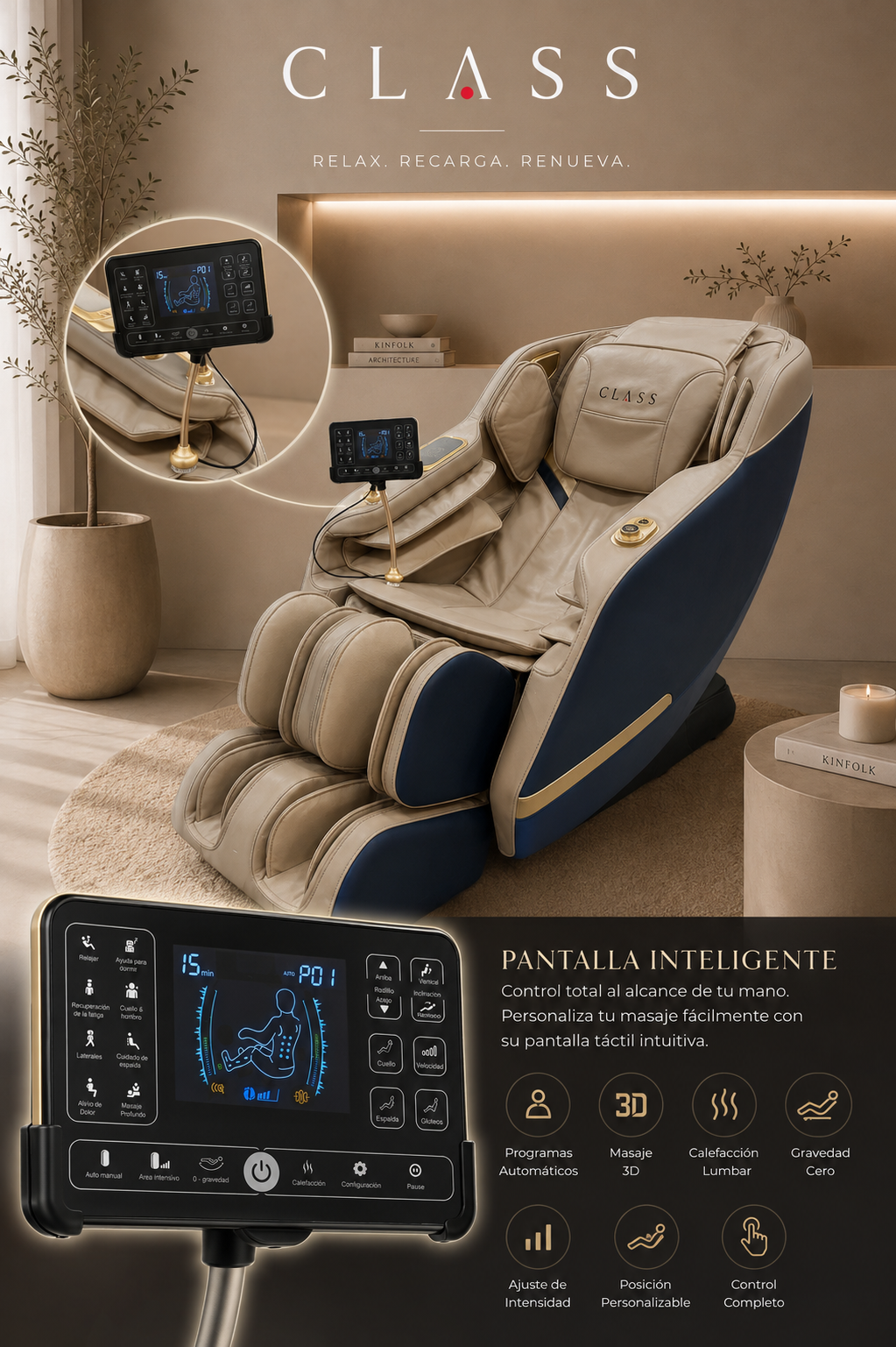 Sillón de Masajes Premium ALDISCO en liquidación a $890.000