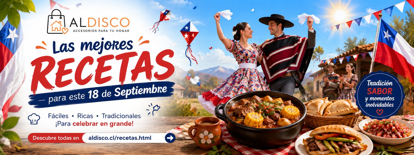 Las mejores recetas para el 18 de Septiembre - Aldisco